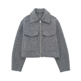 Jaqueta Feminina Vintage Manga Longa - Florença