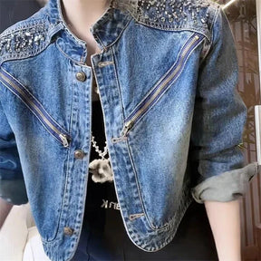Jaqueta Feminina Jeans VIntage - Alina