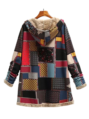 Casaco Feminino de Inverno Forrado Vintage - Ingrid