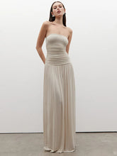 Vestido Longo sem Alças Casual - Mireille