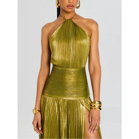 Vestido Longo sem Alças para Festa - Tindra