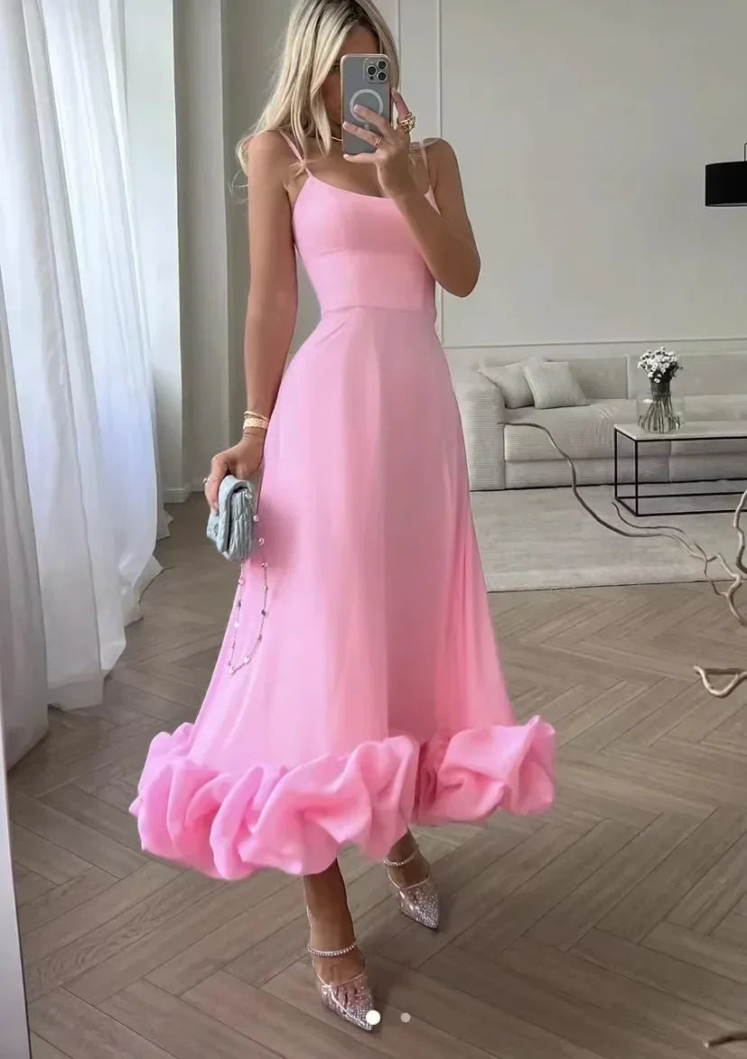 Vestido Longo de Verão Babados - Poppy