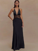 Vestido Longo Casual com Decote em V - Marceline