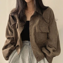 Jaqueta Feminina Veludo Vintage - Maia