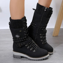 Bota Feminina de Inverno em Couro - Renata