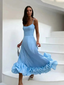 Vestido Longo de Verão Babados - Poppy