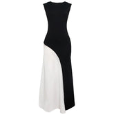 Vestido Longo Cintura Alta Sem Mangas - Noa