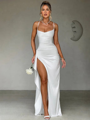 Vestido Longo Elegante sem Alças - Xiomara