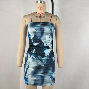 Vestido Curto Elegante com Estampa Floral - Seraphine