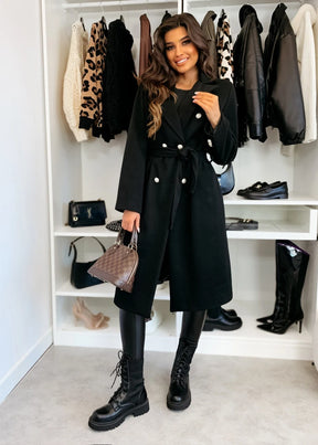 Casaco Trench Vintage Feminino Elegante – Fabiana