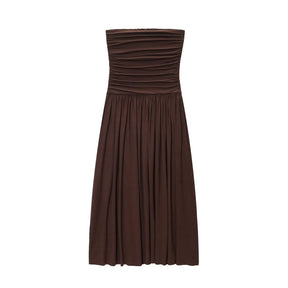 Vestido Longo Casual sem Alças - Ondine