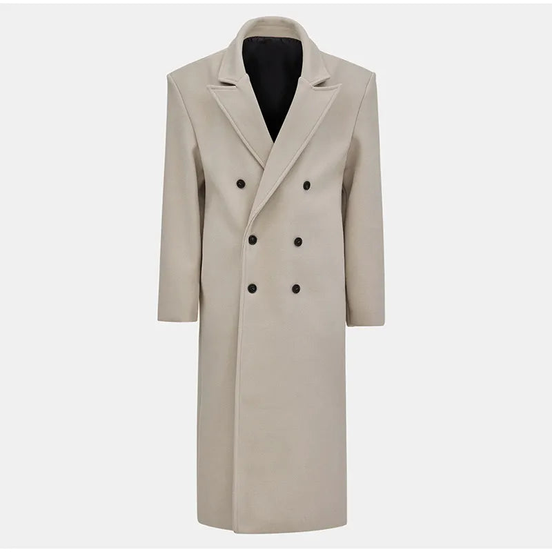 Casaco Feminino Longo em Lã Elegante - Fantine