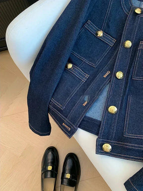 Jaqueta Feminina Jeans Casual - Estella
