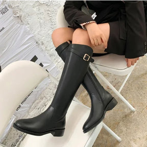 Bota Feminina de Inverno em Couro - Glacier + Brinde Exclusivo