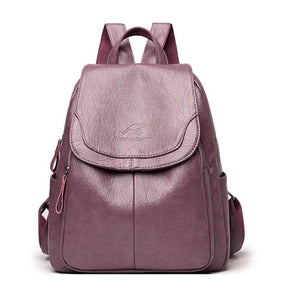 Mochila Feminina de Couro Legitimo  - Juliana