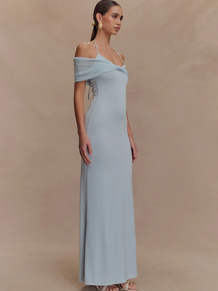 Vestido Longo sem Alças Elegante - Rosalind