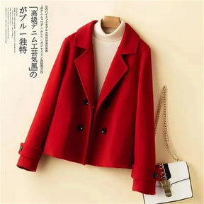 Casaco Feminino Trench Casual em Lã Batida - Nalani