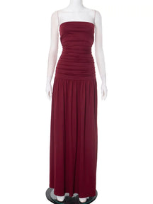 Vestido Longo sem Alças Casual - Mireille
