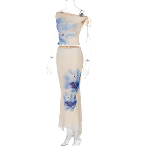 Vestido Longo com Estampa Floral - Yvaine