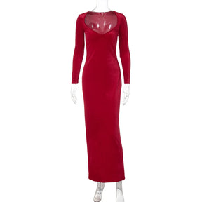 Vestido Longo Decote em V Isadora - PRIME