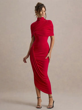 Vestido Longo Elegante Slim - Verena