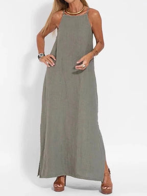 Vestido Longo sem Alças Casual - Penelope