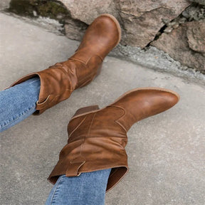 Bota Feminina de Inverno em Couro - Arctic