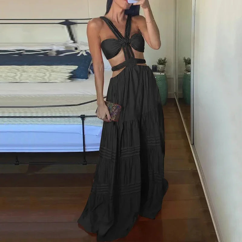 Vestido Feminino Longo Design Atemporal - Leilani