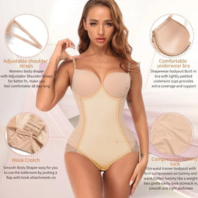 Body Feminino Modelador Sem Costas - Shapewear