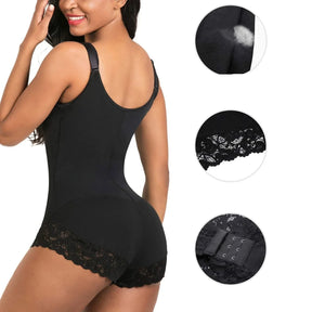 Body Feminino Modelador Cintura Trainer - ShapeGlow Slim